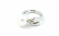 Anello Mikimoto Donna in Oro bianco Diamante 093901960 - 093901960